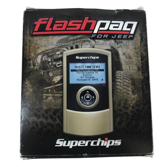 FLASHPAQ FOR JEEP ~ JEEP GAS SUPERCHIP ~ MODEL 3872 - Picture 1 of 7